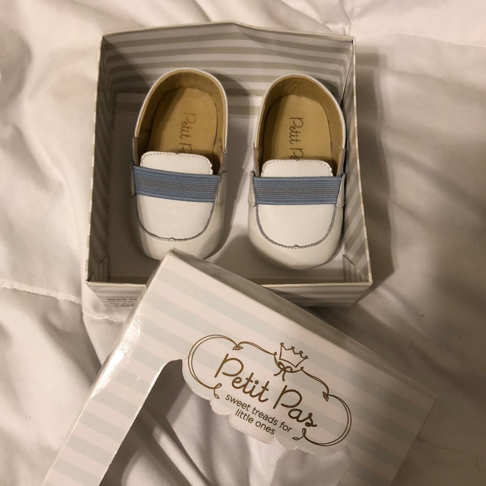 Nautical stretch band Leather loafers